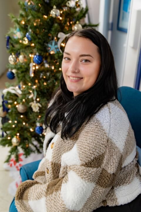 Staff member Becca